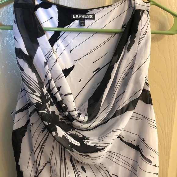 Sleeveless Cowl Neck Dress - Picture 2 of 2